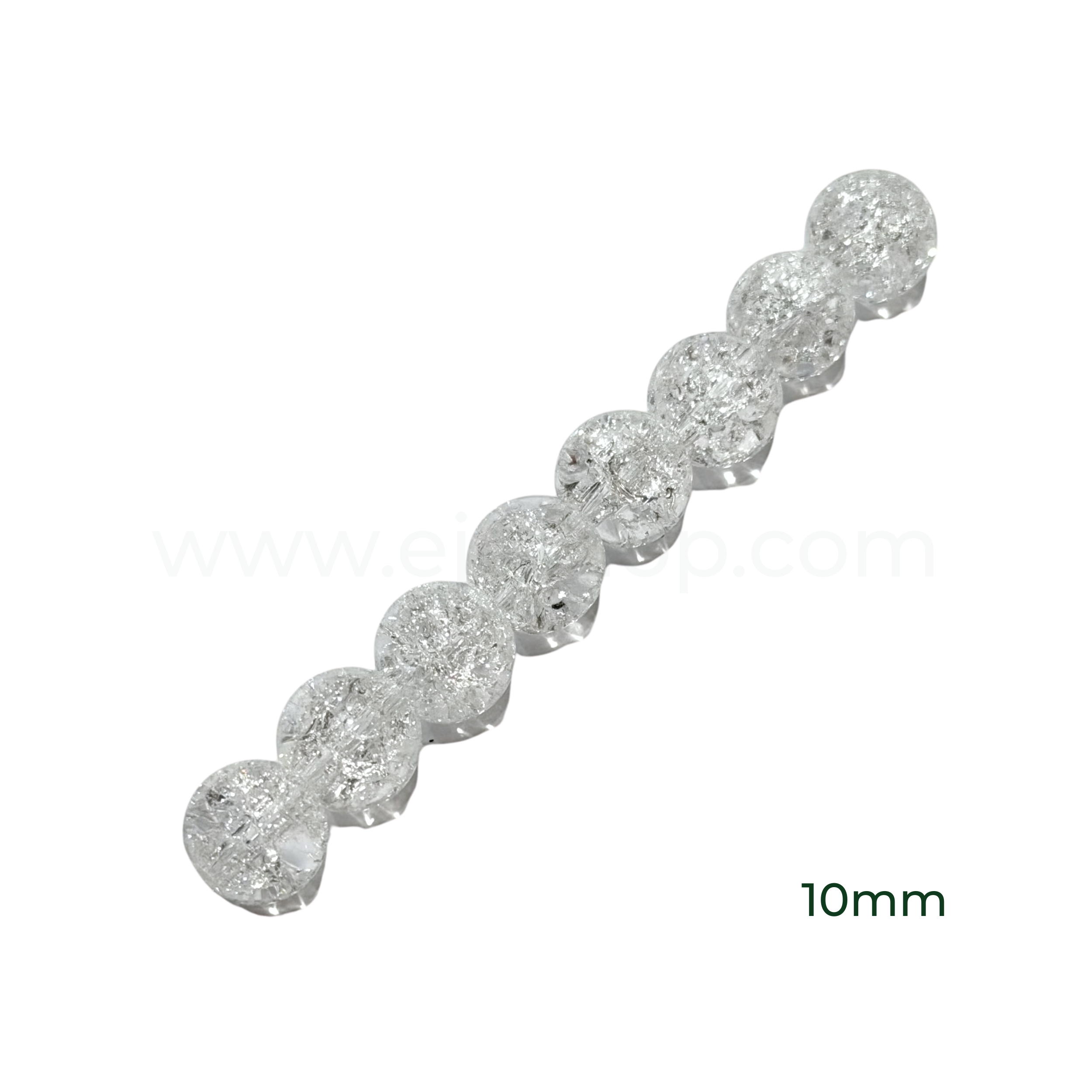 Round Snow Quartz 6mm, 8mm,10mm